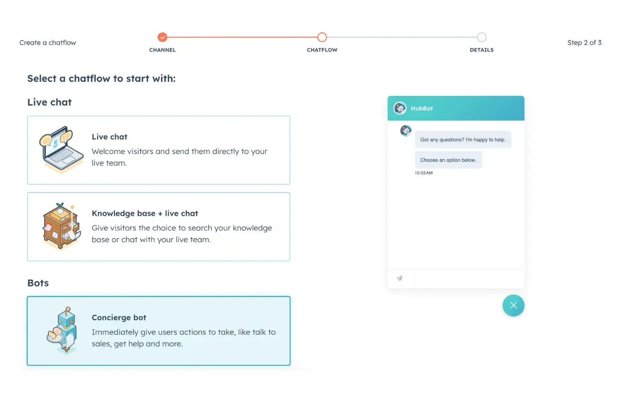 train ai chatbot with hubspot’s ai chatbot builder