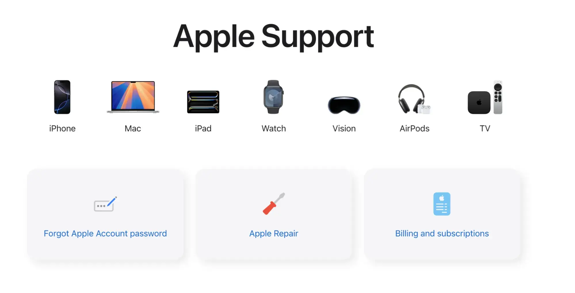 apple support knowledge base example