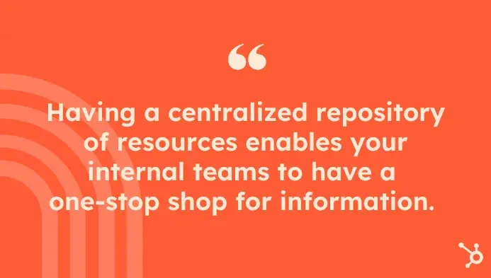 pull quote on benefit of using knowledge base