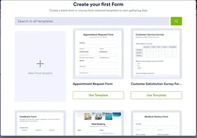 jotform survey maker getting started