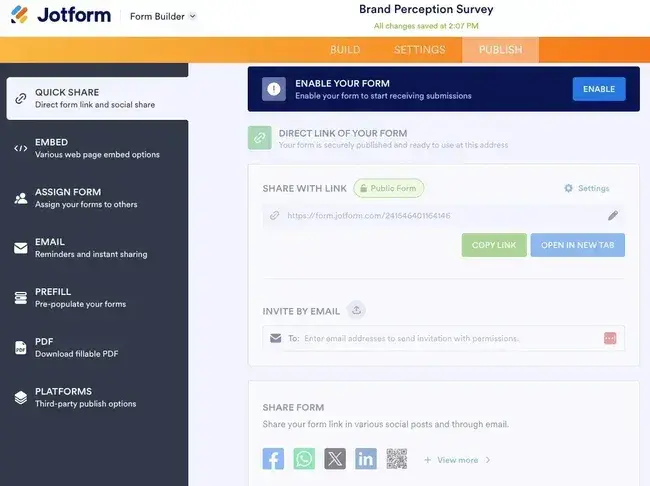 jotform free survey maker survey editor