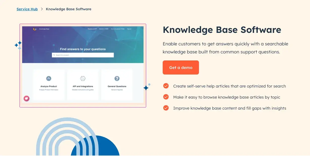 knowledge base softwares, hubspothttps://www.hubspot.com/products/service/knowledge-base