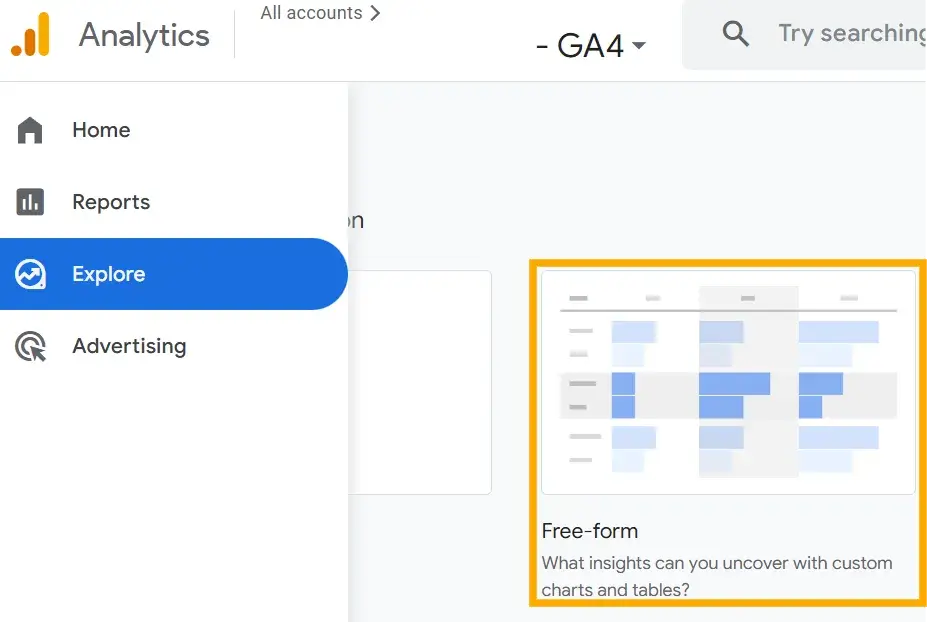 step 1 of using internal search data to choose topics for an seo knowledge base.