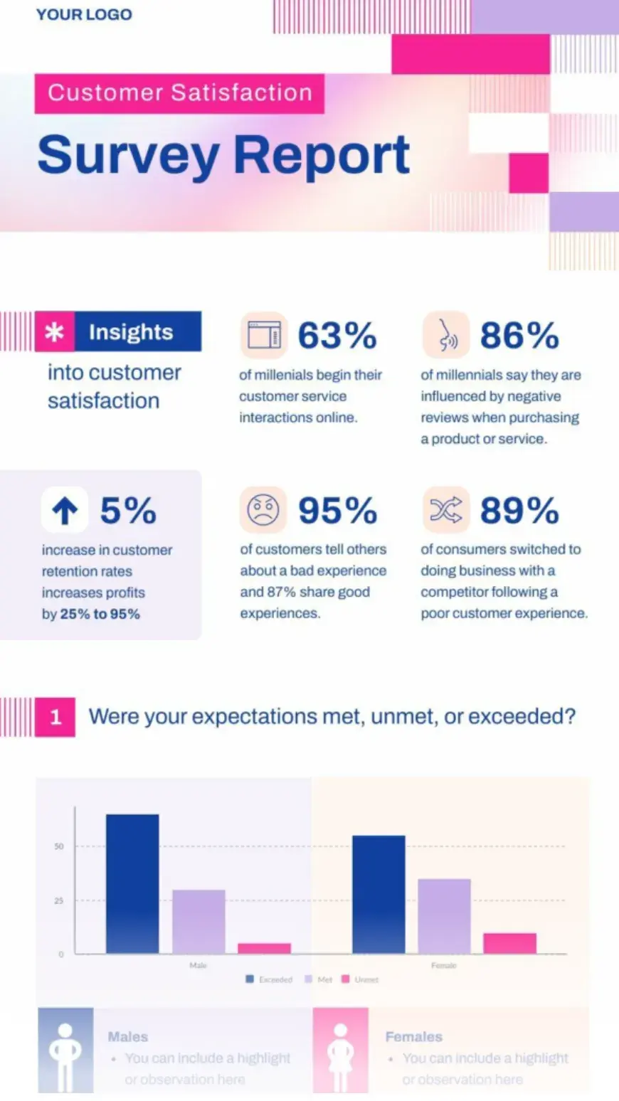 survey report template examples