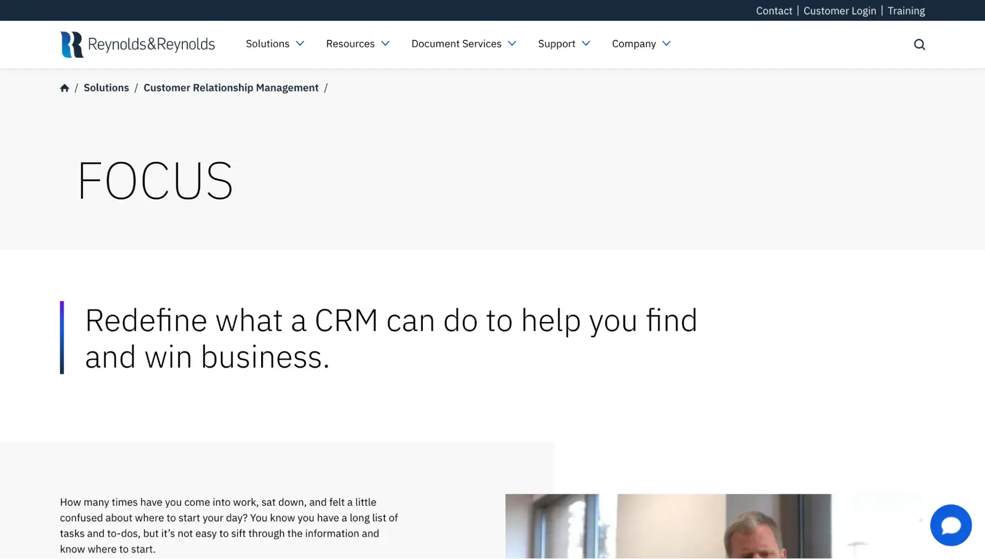 Automotive CRM: Reynolds & Reynolds FOCUS CRM