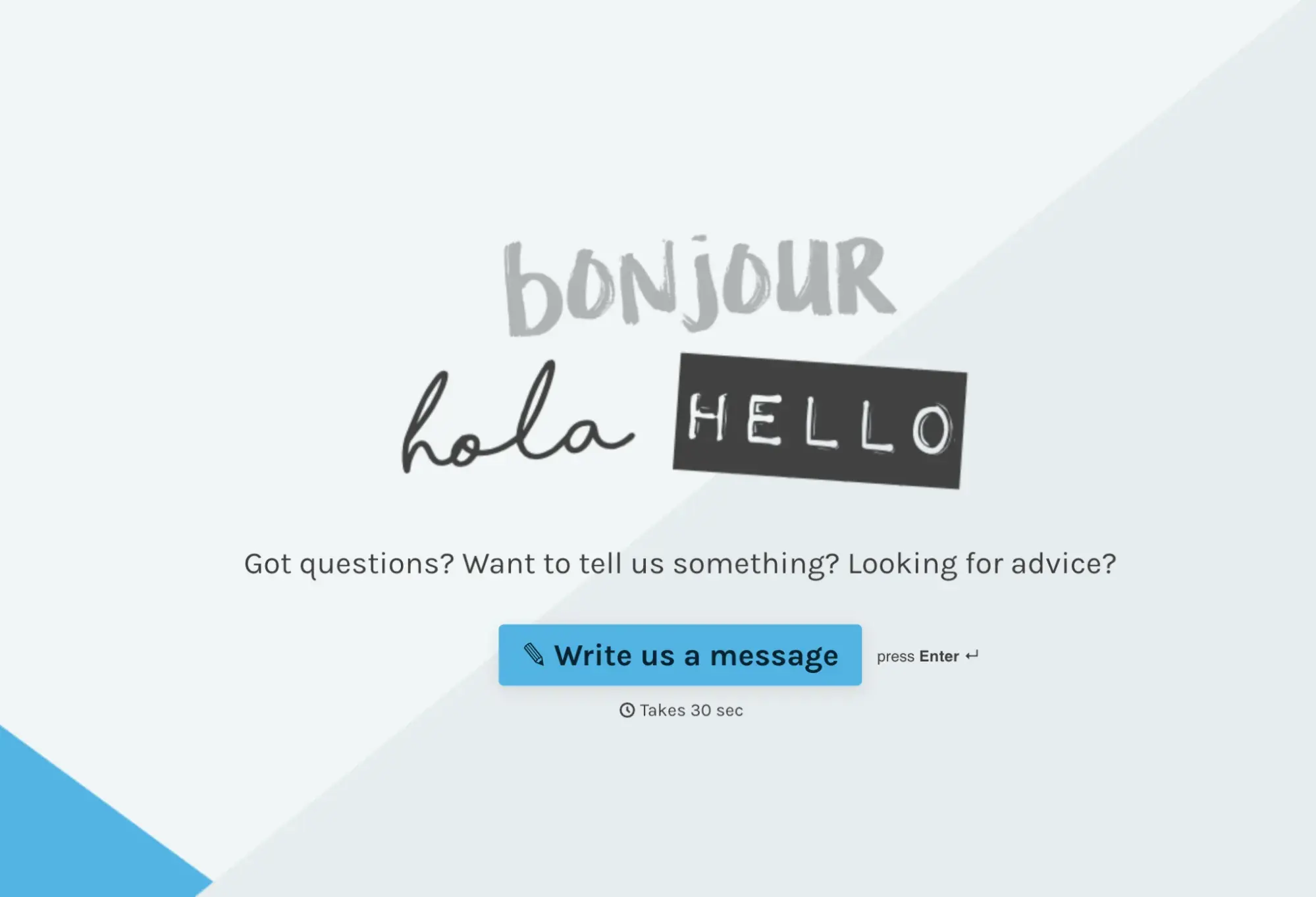 contact us template examples, typeform contact us form