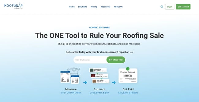 best crms for roofing businesses, roofsnap