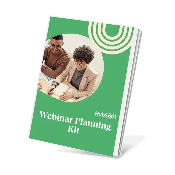 webinar planning kit, HubSpot