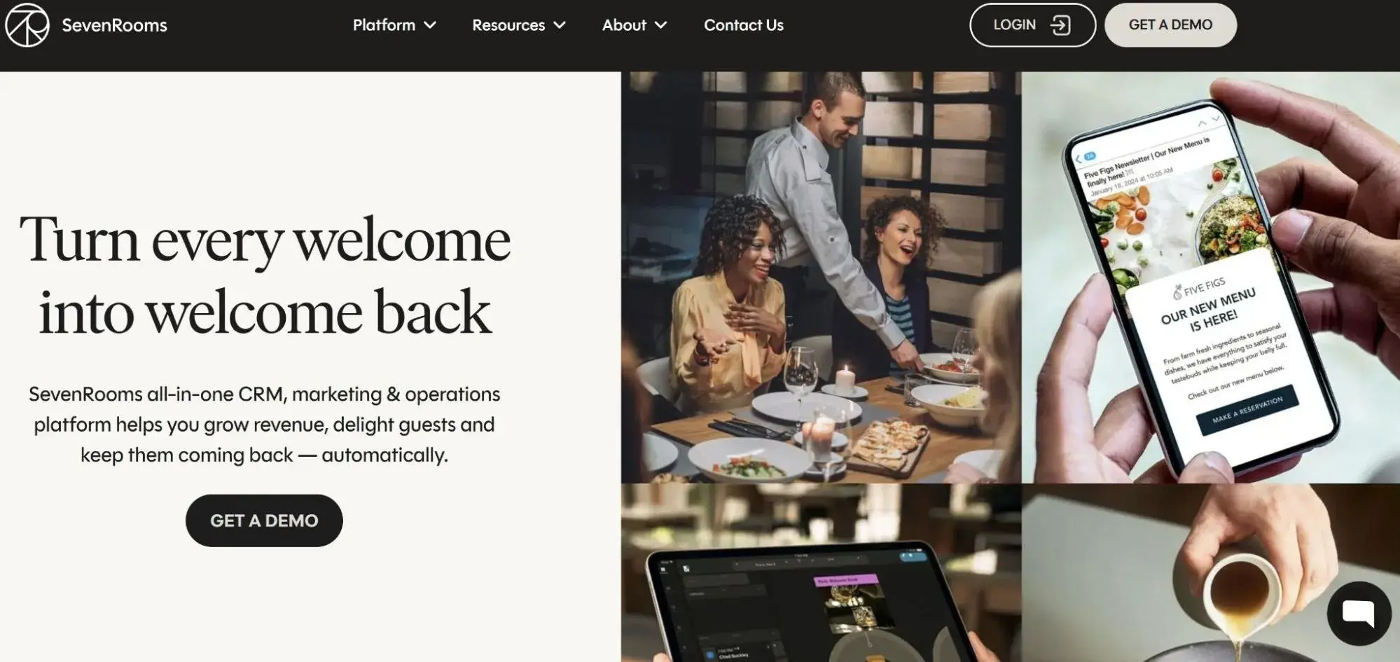 sevenrooms; restaurant crm