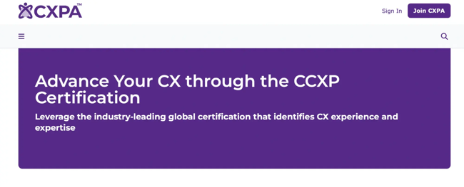 customer service programs cxpa global ccxp certification, customer experience certification