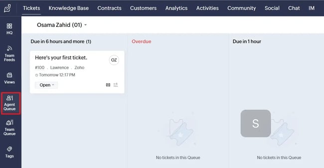 Customer service tracking software ticket management - Zoho Desk
