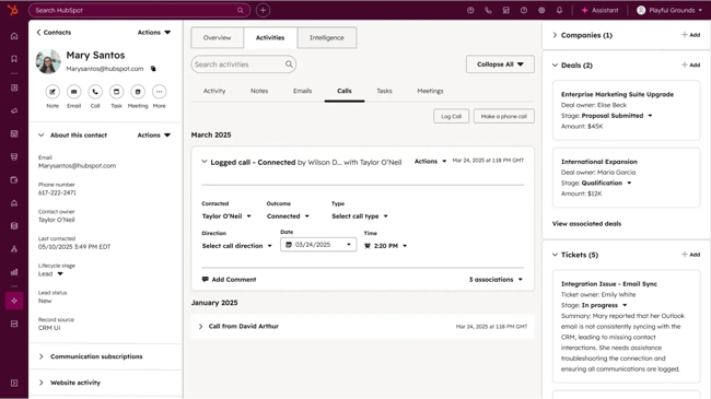 customer monitoring tools in hubspot service hub