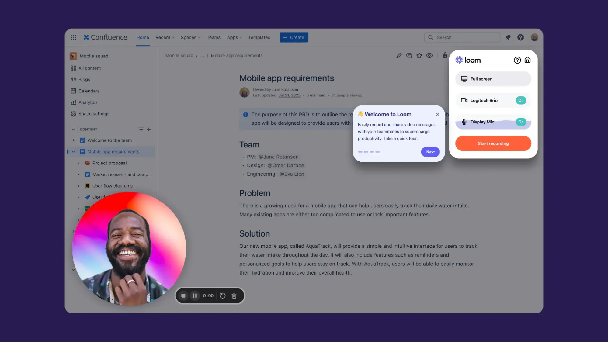 content marketing tools, loom for collaboration and communication videos